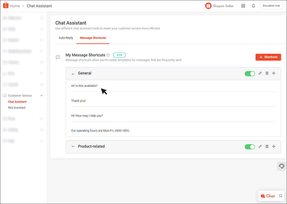 CARA MENGGUNAKAN "CHAT ASSISTANT" SHOPEE SELLER